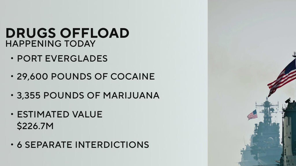 Drugs worth whopping $226.7 million to be offloaded by Coast Guard at Port Everglades — CBS Miami, Coconut Creek Community news
