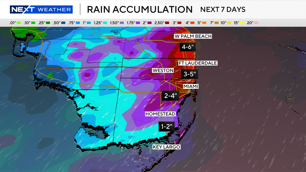 South Florida stays mostly dry Friday but heavy rain, flooding possible this weekend — CBS Miami, Coconut Creek Sports news