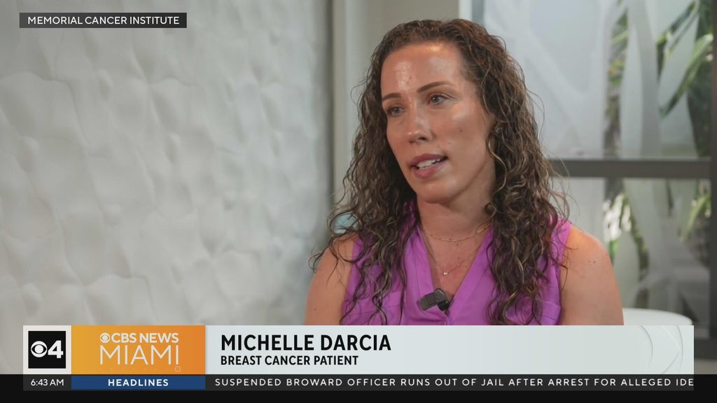 Mom diagnosed with breast cancer despite having no symptoms shares warning — CBS Miami, Coconut Creek Health news