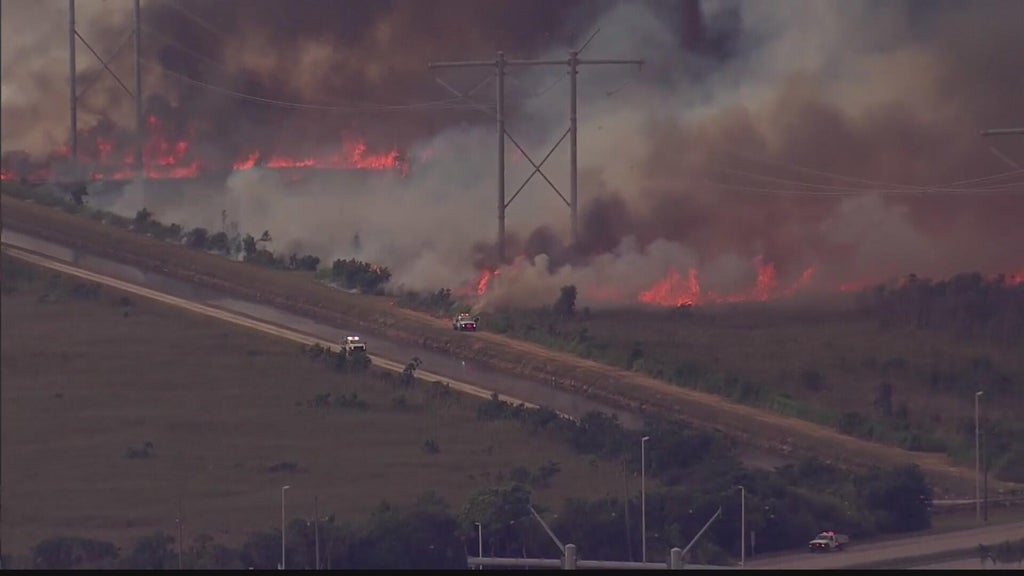Officials continue to fight wildfires burning in west Miami-Dade — CBS Miami, Coconut Creek Community news
