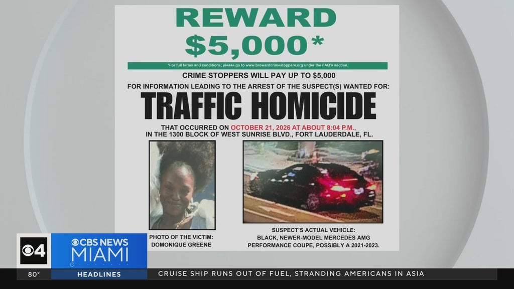 Family of Fort Lauderdale mom killed in hit-and-run pleads for help finding driver — Coconut Creek Community news