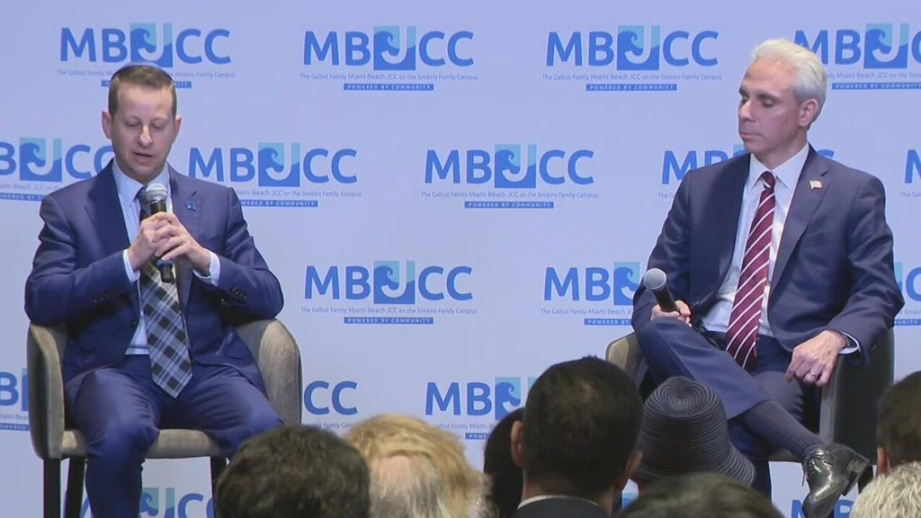 Scott Singer and Jared Moskowitz meet for second congressional forum in Miami Beach — Coconut Creek Community news