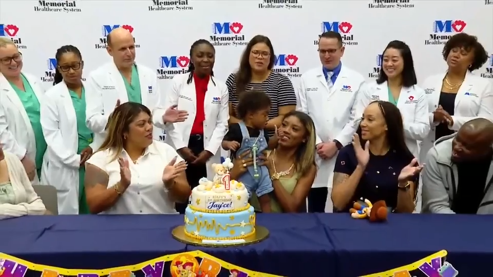 Baby Jay’ce celebrates birthday one year since rare emergency surgery saved his life — WSVN 7 Broward, Coconut Creek Health news