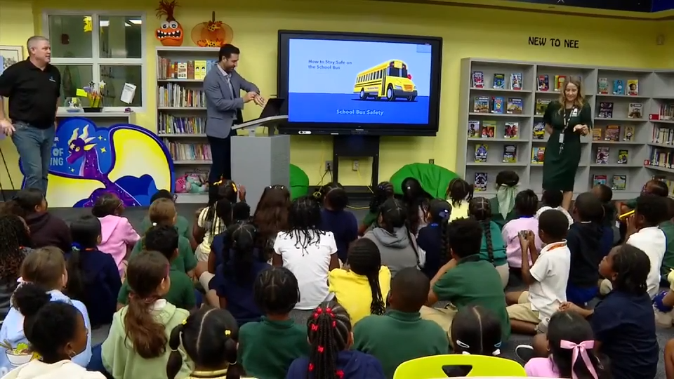 BCPS officials roll out new campaign as National School Bus Safety week underway — WSVN 7 Broward, Coconut Creek Technology news